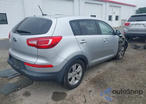 2012 Kia Sportage Lx из США, поврежденный, VIN KNDPB3A21C7327416